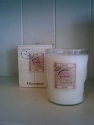 Geodesis Rose Candle
